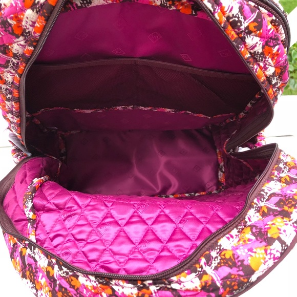 Vera Bradley Campus Tech Backpack laptop Tweed - Picture 4 of 8